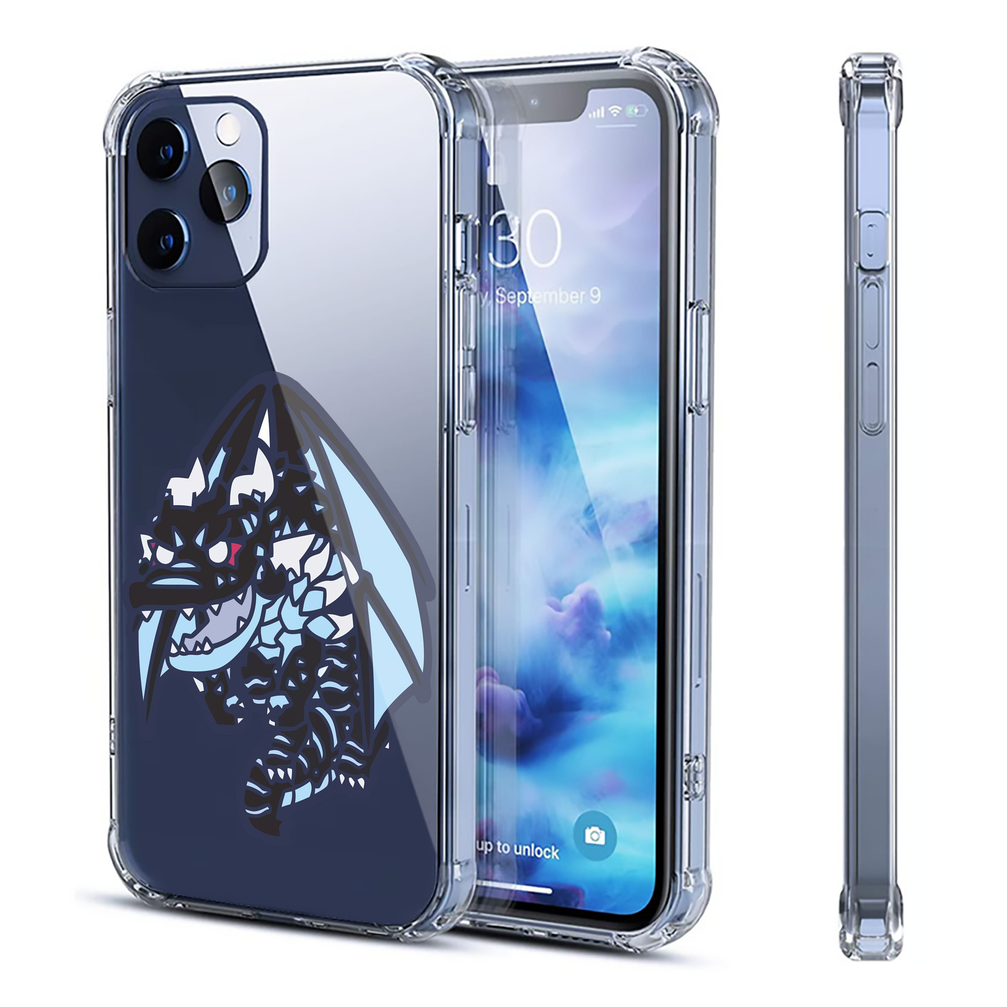 （画像用） 転スラ Regarding Reincarnated to Slime 【iPhone 12シリーズ対応】透明スマホケース（クリアソフトケース）